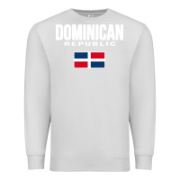 Dove Grey dominican republic Premium Sweatshirt - DesigneFamous