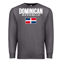 Charcoal Heather dominican republic Premium Sweatshirt - DesigneFamous