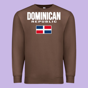 Dominican Republic Premium Sweatshirt Designed By Designefamous