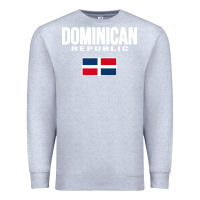 Heather Grey dominican republic Premium Sweatshirt - DesigneFamous