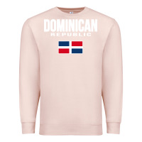 Pale Pink dominican republic Premium Sweatshirt - DesigneFamous