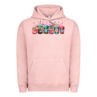 Pigment Salmon nurse fuel coffee cup Urban Hoodie - Jasminsmagicworld