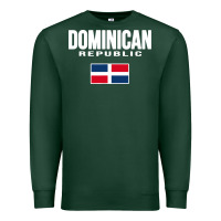 Sports Green dominican republic Premium Sweatshirt - DesigneFamous
