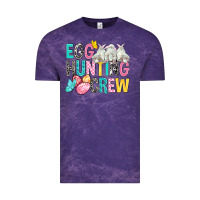 Cloud Purple Egg Hunting Crew easter Day Vintage Tee - BundleAndBundleShop