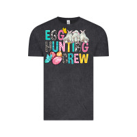 Vintage Black Egg Hunting Crew easter Day Vintage Tee - BundleAndBundleShop
