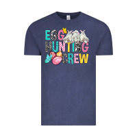 Vintage Denim Egg Hunting Crew easter Day Vintage Tee - BundleAndBundleShop
