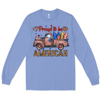 Colony Blue proud to be american truck Long Sleeve Tee - BundleAndBundleShop
