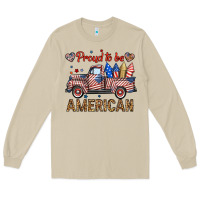 Mushroom proud to be american truck Long Sleeve Tee - BundleAndBundleShop