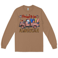 Toasted Coconut proud to be american truck Long Sleeve Tee - BundleAndBundleShop