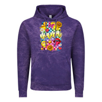 Cloud Purple Mama Vintage Hoodie - CowhideDigitalArt