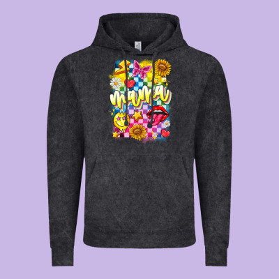 Mama Vintage Hoodie Designed By Cowhidedigitalart
