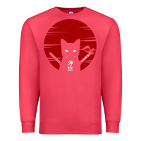 Cardinal ninja cat japanese Premium Sweatshirt - DesigneFamous