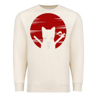 Sandshell ninja cat japanese Premium Sweatshirt - DesigneFamous