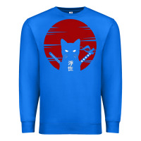 True Royal ninja cat japanese Premium Sweatshirt - DesigneFamous
