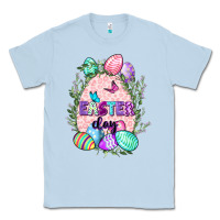 Dusty Blue Easter Day Classic Tee - CowGirlArtShop