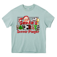 Santas Favorite Soccer Player Heavy Core Tee | Teevron