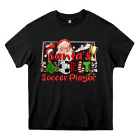 Black santas favorite soccer player Heavy Core Tee - CowGirlArtShop