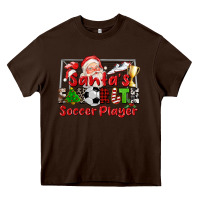 Chocolate Brown santas favorite soccer player Heavy Core Tee - CowGirlArtShop
