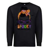 Black spooky mama Premium Sweatshirt - JahusDesignShop