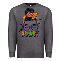 Charcoal Heather spooky mama Premium Sweatshirt - JahusDesignShop