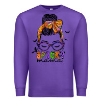 Purple spooky mama Premium Sweatshirt - JahusDesignShop