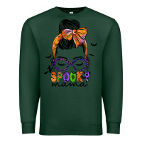 Sports Green spooky mama Premium Sweatshirt - JahusDesignShop