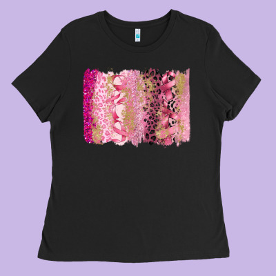 Cancer Brushstroke Ladies Tee Designed By Fadigitalartstudio