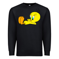 Black tweety bird Premium Sweatshirt - DesigneFamous