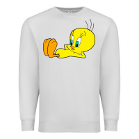Dove Grey tweety bird Premium Sweatshirt - DesigneFamous