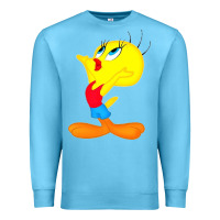 Ocean Blue tweety bird Premium Sweatshirt - DesigneFamous