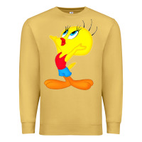 Antique Gold tweety bird Premium Sweatshirt - DesigneFamous