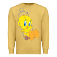 Antique Gold tweety bird Premium Sweatshirt - DesigneFamous