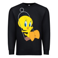 Black tweety bird Premium Sweatshirt - DesigneFamous
