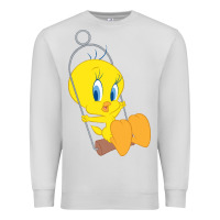 Dove Grey tweety bird Premium Sweatshirt - DesigneFamous