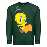 Sports Green tweety bird Premium Sweatshirt - DesigneFamous
