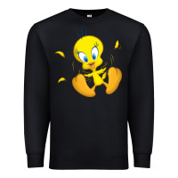 Black tweety bird Premium Sweatshirt - DesigneFamous