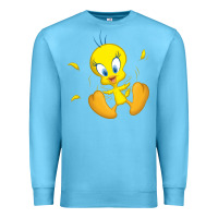 Ocean Blue tweety bird Premium Sweatshirt - DesigneFamous