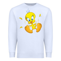 White tweety bird Premium Sweatshirt - DesigneFamous