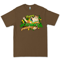 Cacao St. Patrick's Day cat Premium Tee - HowdyJamesFarm