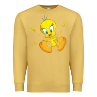 Antique Gold tweety bird Premium Sweatshirt - DesigneFamous