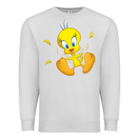 Dove Grey tweety bird Premium Sweatshirt - DesigneFamous