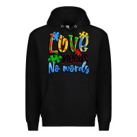 Black love needs no words Premium Hoodie - Artiststas