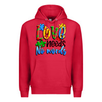 Cardinal love needs no words Premium Hoodie - Artiststas