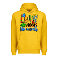 Lemon love needs no words Premium Hoodie - Artiststas