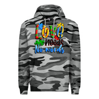 Slate Camo love needs no words Premium Hoodie - Artiststas