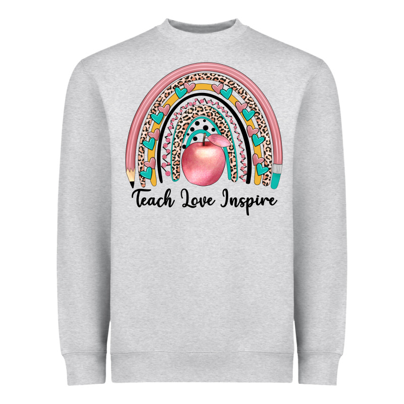 Teach Love Inspire Heavyweight Sweatshirt by JahusDesignShop | Teevron