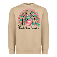 Mushroom teach love inspire Heavyweight Sweatshirt - JahusDesignShop