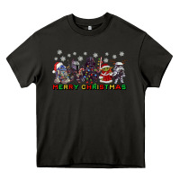 Asphalt merry christmas gnomies Heavy Core Tee - CowGirlArtShop