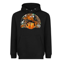 Black western pumpkin fall rainbow Heavyweight Hoodie - JahusDesignShop