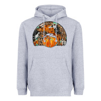 Heather Grey western pumpkin fall rainbow Heavyweight Hoodie - JahusDesignShop